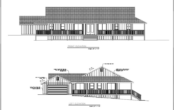 Building a custom home using a framing package