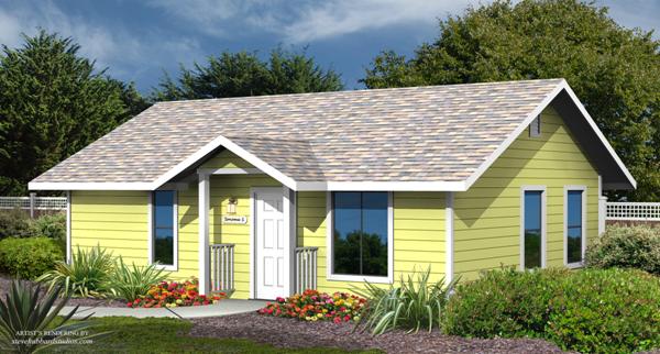 pacific modern homes Sonoma floor plan with siding options