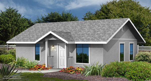 stucco is an option for all Pacific Modern home framing packages